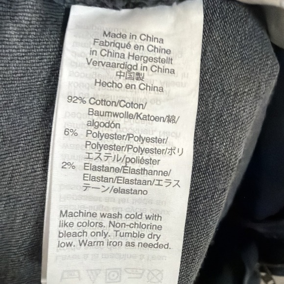 Madewell Cali Demi Boot Crop Jeans 29 Black High Rise Raw Hem - Picture 7 of 7